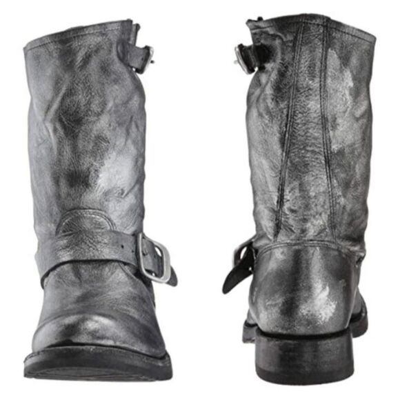 NWOB|Frye Veronica Short Metallic Boots, 6 - Picture 2 of 12
